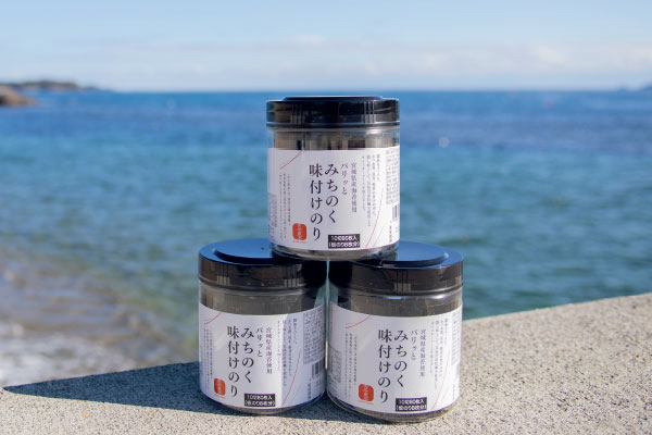 宮城県産海苔使用 パリッとみちのく味付けのり×株式会社渡辺海苔店