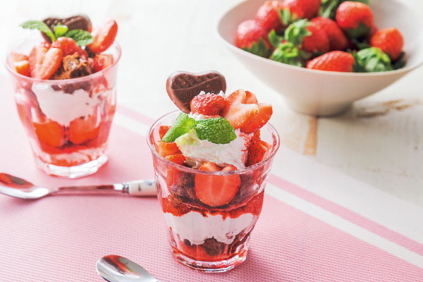 バレンタインにもぴったり！ 「めぐみ野」いちごのトライフル