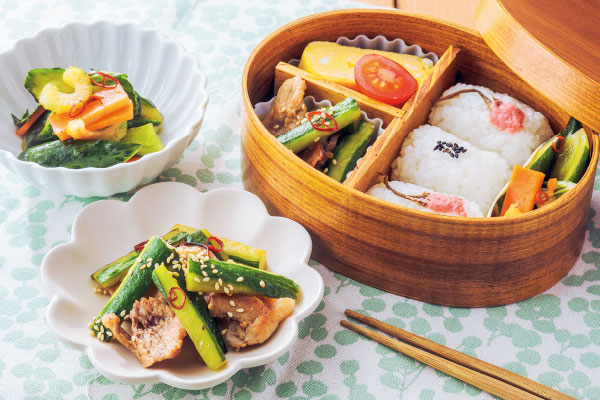 お弁当の副菜に！「めぐみ野」きゅうりのきんぴら＆焼肉のタレ漬け
